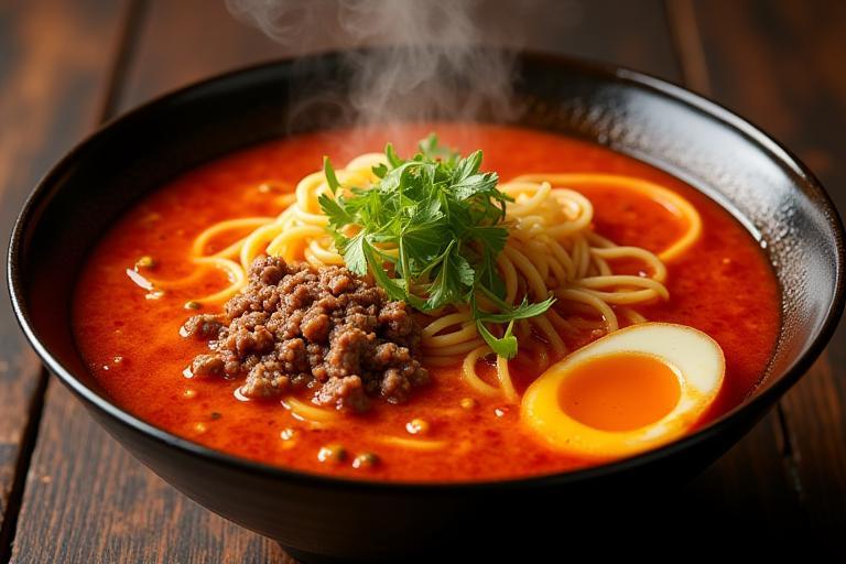 スパイシー味噌インフェルノラーメン