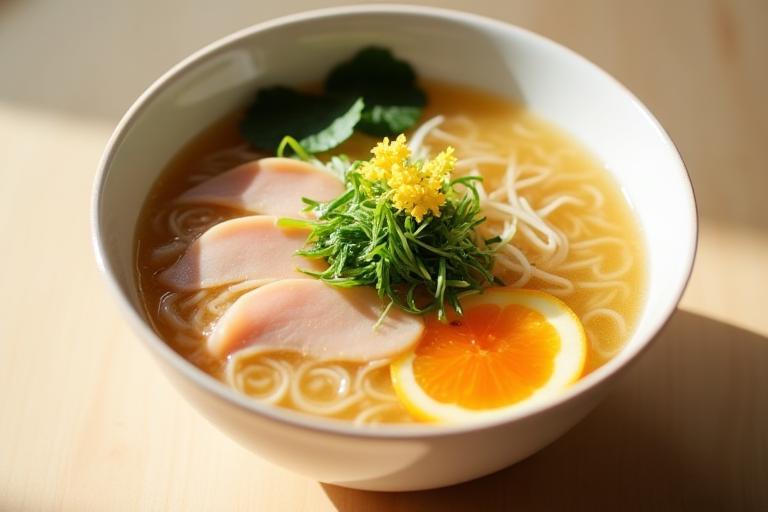 季節限定柚子塩ラーメン