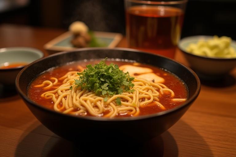 ラーメンと日本酒